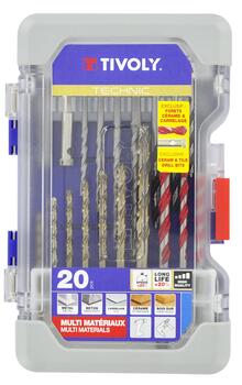 Urbju komplekts dažādiem materiāliem 20gab. 11901170054 TIVOLY (11901170054)