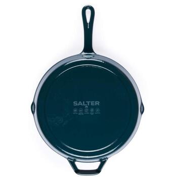 Salter BW13773GR Cast Iron 26 cm FryPan, Green (BW13773GR)