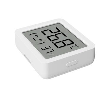Умный монитор температуры и влажности компактный датчик Bluetooth 5.0 Smart Temperature and Humidity Monitor 3 Mini 0 °C–60 °C 0.1 °C 0 %–99 % RH 1 % RH 2.1″ LCD Bluetooth Low Energy Белый Xiaomi (QBH4312GL)