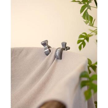 Lodger Swaddler klipši SWC 071, 2 gab., 8cm, 100% plastmasa, Carbon, zēns/meitene (SWC 071)