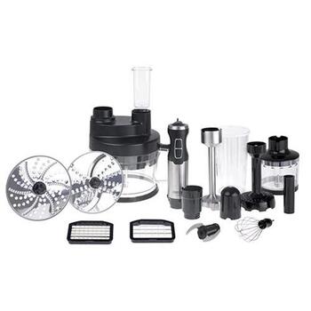 Camry Rokas blenderis CR 4623, 1600 W, maināms ātrums, Turbo režīms, smalcinātājs, ledus drupināšana, melns (CR 4623)
