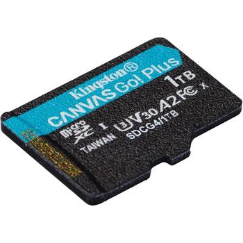 Kingston Карта памяти SDCG4/1TB, 1TB, 200MB/s, A2, U3, V30, Class 10, UHS-I, exFAT, SD адаптер (SDCG4/1TB)