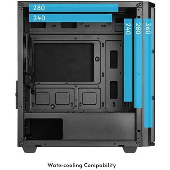 Chieftec Kaste Pro Mini AZ-01B-OP, Mini Tower, 1x USB 3.0, 1x 120mm ventilators, 2x 2.5
