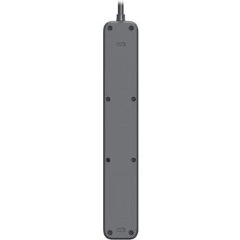 Tracer Удлинитель TRALIS47024, 3м, 5 розеток, 2 USB 2,1A, защита от перенапряжения, выключатель (TRALIS47024)