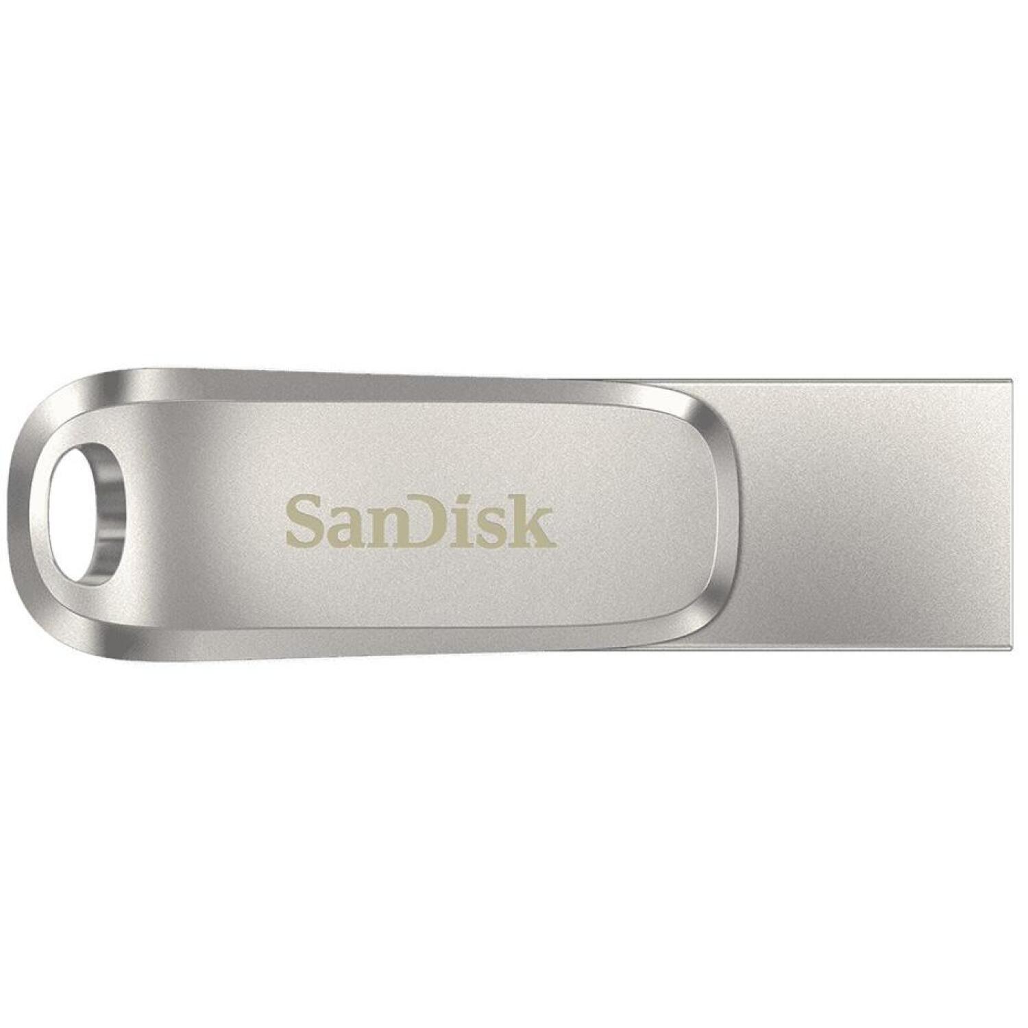 Sandisk Ultra Dual Drive Luxe USB флеш-накопитель SDDDC4-256G-G46, 256 ГБ, 150 МБ/с, 3.2 Gen 1, металлический корпус (SDDDC4-256G-G46)
