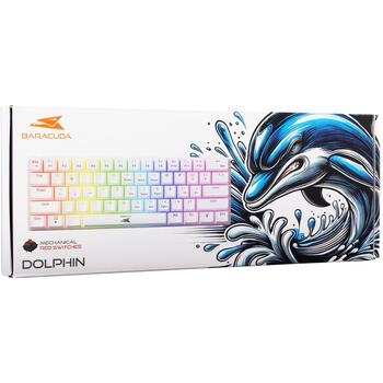 Baracuda DOLPHIN-W-RED BGK-03211, 61 клавиша, USB, механические красные переключатели, подсветка (DOLPHIN-W-RED)