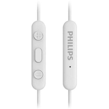Philips TAE5008WT/00 austiņas, 10mm, 32 omi, 103dB, 20-20000Hz, 3mW, 1,2m, balta, mikrofons, 3 pogu tālvadība (TAE5008WT/00)