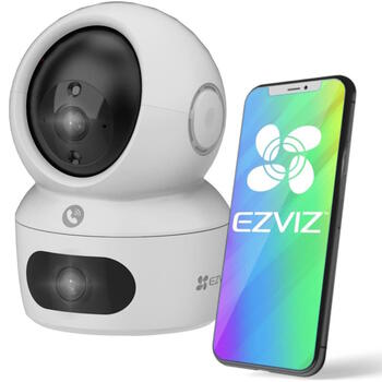 Ezviz H7C CS-H7c-44WF-W2 внутренняя 4MP 2K+ Pan & Tilt камера, 360°, 90°, 2.8/6mm, MicroSD до 512GB, Wi-Fi 6, ночное видение (CS-H7c-44WF-W2)