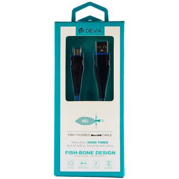 Devia USB кабель, 102000334052, 5V, 2.4A, 1.5m, Micro USB, USB, высокое качество, долгий срок службы (102000334052)