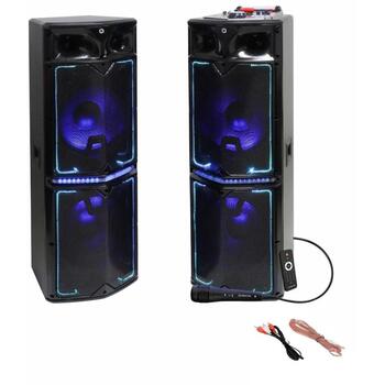 Manta Беспроводная колонка SPK1201X500D, 500 Вт, Bluetooth 5.0, AUX, USB, SD карта, диапазон частот 40-20000 Гц (SPK1201X500D)