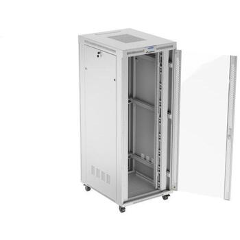 Lanberg монтажная рама FF01-8042-12SL, 42U, 800x1000mm, RAL 7035, 1.5mm толщина рамы, LCD, термостат (FF01-8042-12SL)