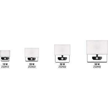 Emos LED прожектор TAMBO ZS2922, 20 W, 2000 lm, черный, IP54, PIR датчик, алюминиевый корпус, 100 lm/W (ZS2922)