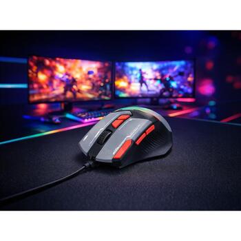 Tracer компьютерная мышь TRAMYS47838, 7200 DPI, 8 кнопок, оптический сенсор, 1.5 м USB кабель, программируемые кнопки (TRAMYS47838)