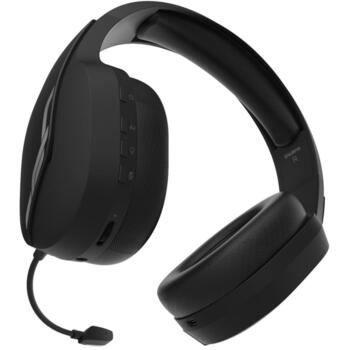 Zalman Беспроводные наушники ZM-HPS700W BK, 290g, 20-20000Hz, 82dB, 12h, 32Ω, 50mm, 3.5mm, Bluetooth, USB-C, съемный микрофон (ZM-HPS700W BK)
