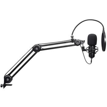 Trust Микрофон GXT 270 Emita II 25770, USB, 2.5 м, Черный, Конденсаторный, Металлический корпус, 1 капсула (25770)