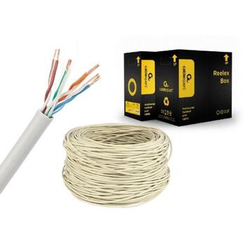 Gembird KABELIS CAT5E UTP 305m pelēks, U-UTP, CCA, 6.6kg (UPC-5004E-L)