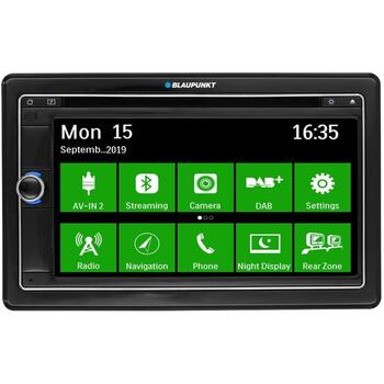 Blaupunkt Автомобильная мультимедийная система 2002019000004, 6,75 дюйма, 4x45 Вт, DAB+, Bluetooth, 10-полосный эквалайзер, SDHC (2002019000004)