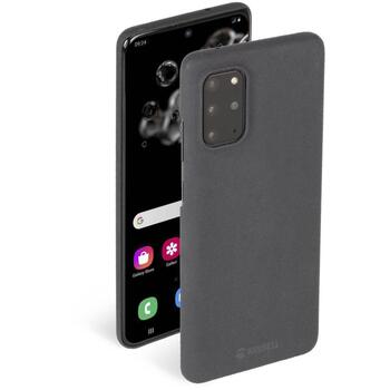 Krusell Essentials SandCover Samsung Galaxy S20+ 61940, черный, пластик, задняя крышка, беспроводная зарядка, устойчив к царапинам (61940)
