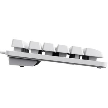 Trust klaviatūra GXT 833W Thado, USB, RGB LED, 87 taustiņi, 1.5 m kabelis, balta, mehāniskā (25894)