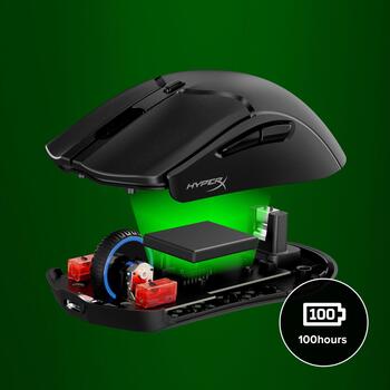 HyperX Pulsefire Haste 2 Mini 7D388AA, беспроводная игровая мышь, 26000 DPI, 650 ips, 1000 Hz, 6 кнопок, 100 млн нажатий (7D388AA)