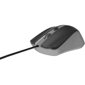 Gembird USB datorpele MUS-4B-01-GB, 1200 DPI, 4 pogas, optiskā, strāvas kabelis, kompakta, Plug & Play (MUS-4B-01-GB)