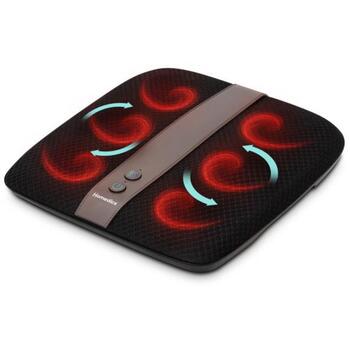 Homedics Pēdu masieris (Šiatsu) FM-TS12H-EU, 28 mezgli, 2 zonas, 1 režīms, sildīšana, melns/pelēks (FM-TS12H-EU)