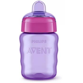 Philips Avent Easy Sip поильник SCF553/03, 260мл, 9м+, силиконовый носик, розовый (SCF553/03)