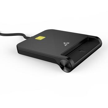Sbox считыватель карт CR-02, USB 2.0, 1,5м, до 420 Kbps, черный, ABS пластик, Windows 10/11, MAC OS 10.15, Linux (CR-02)