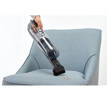 Bosch BCH3P210 Series 4 Flexxo bezvadu akumulatora slotas putekļu sūcējs 2 - 1 21.6 V līdz 50 min runtime 0.4 L konteineris Dry Bagless Silver (BCH3P210)