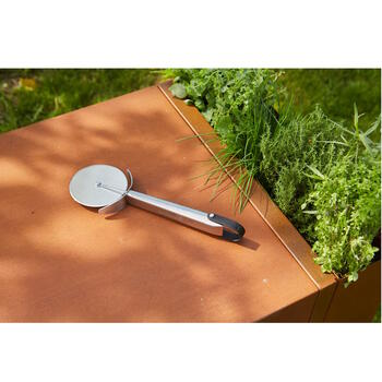Barbecook Premium picas griezējs picas sadalīšanai šķēlēs nerūsējošais tērauds silikona āķis 28.7cm BC-ACC-7482 (BC-ACC-7482)