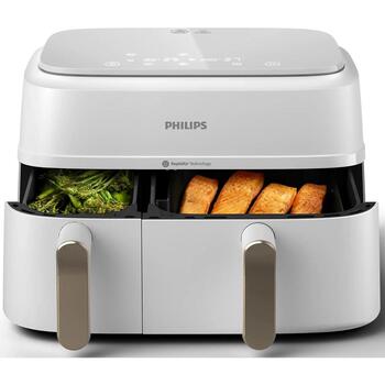 Philips dubultā groza karstā gaisa friteris NA353/10 3000 sērija, 2750 W, 9 L, 1.5 kg, Rapid Air Plus, 8 programmas, 40-200 °C (NA353/10)
