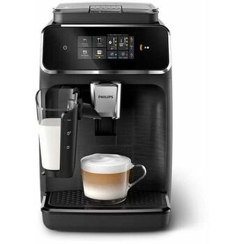 Philips Кофеварка EP2330/10, 15 бар, 1.8L, 12 чашек, 2 компонента, LatteGo, SilentBrew, керамические жернова (EP2330/10)