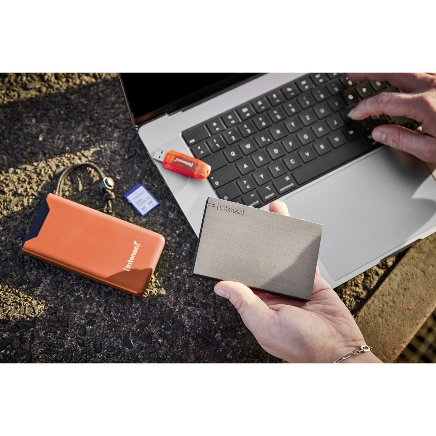 Intenso Power Bank F10000 7332038, 10000 мАч, 20 Вт, Li-Полимер, USB-C, быстрая зарядка, ESD защита (7332038)