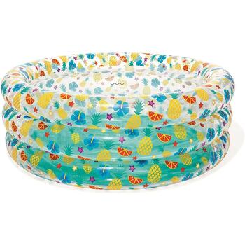 Bestway piepūšams baseins 8951325, 150 cm, 53 cm, 445 l, daudzkrāsains, pieaugušo uzraudzība, uzlīmes-ielāpi (8951325)
