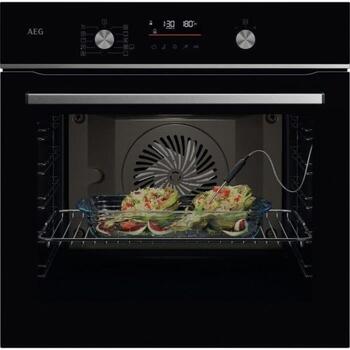AEG OS6CB531AB cepeškrāsns, 71l, melna, 3500W, 220-240V, A+, termozonde, Wi-Fi, katalītiskā tīrīšana (OS6CB531AB)