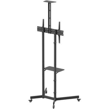 Sbox Напольное мобильное крепление FS-401-2, 37-70'', 45кг, 100x100-600x400, черный, регулировка уровня (FS-401-2)