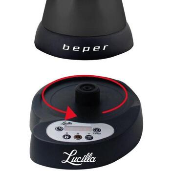 Beper Эспрессо кофемашина BC.041N, 400W, 24-часовой таймер, автоматическое отключение, функция поддержания тепла (BC.041N)