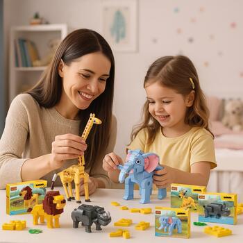 Koala Игрушка G2667, 19 x 4,3 x 12 см, 6+ лет, 6 животных, 113 деталей (G2667)