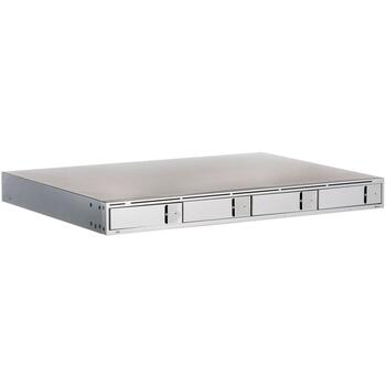 Ubiquiti видеорегистратор UNVR, 4GB, 4 канала, 1000Mbit/s, 100W, 1 переключатель, RAID 5, серый (UNVR)