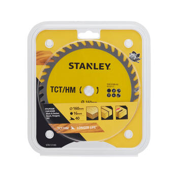 Ø160x16mm 40 zobi.1.gb STA13105-XJ Stanley (STA13105-XJ)