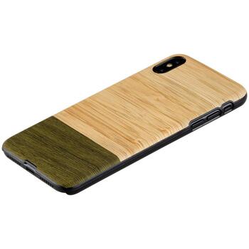 Man&Wood Чехол M8043B, Зеленый, Apple iPhone XS/X, 5.8'', натуральное дерево, поликарбонат (M8043B)