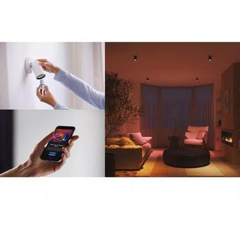 Philips Hue E WCA 345 GU10 3P EU, умная лампа, 3 шт., LED, 4.7 Вт, 345 лм, 220-240 В, Bluetooth/Zigbee, 16 млн цветов (8721103055330)