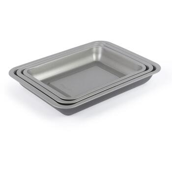 Salter Противень BW13675, 3 шт., 31.3 см, 34.7 см, 38.5 см, углеродная сталь, антипригарное покрытие (BW13675)