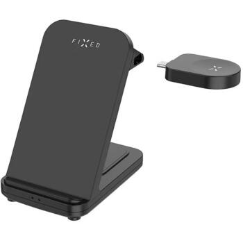 Fixed Беспроводное зарядное устройство FIXPOS-SA-BK, 15 Вт, 9 В, 3 А, USB-C, Power Delivery 3.0, черный (FIXPOS-SA-BK)