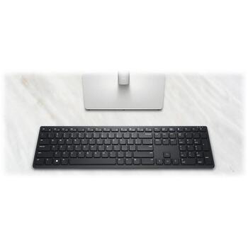 Dell klaviatūra KB500 580-AKOO, bezvadu, melna, 2.4 GHz, 12 programmējamas taustiņi, QWERTY US (580-AKOO)