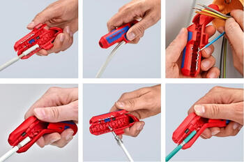 Инструмент для снятия изоляции Ergostrip, 0,2-4,0 мм2 169501SB KNIPEX (16 95 01 SB)