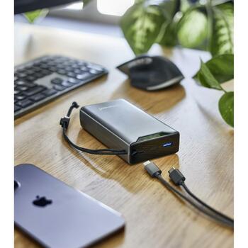 Intenso Power Bank 7332054 20000 мАч, Li-Polymer, 20 Вт, 1x USB Type-A, 1x USB Type-C, защита от ЭСД (7332054)