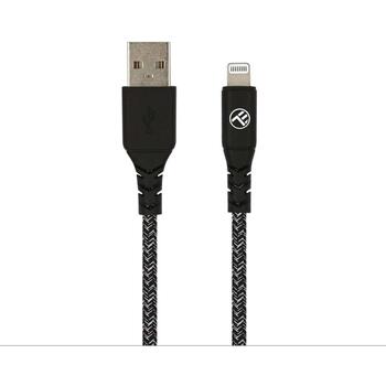 Tellur USB на Lightning кабель TLL155481, 100см, 2.4A, 480Mbps, MFi Lightning, USB-A, прочный, 30 000 сгибаний (TLL155481)