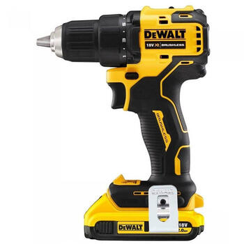 Аккумуляторная дрель-шуруповерт 18 В, 2 x 2 Ач DCD708D2T-QW DEWALT (DCD708D2T-QW)