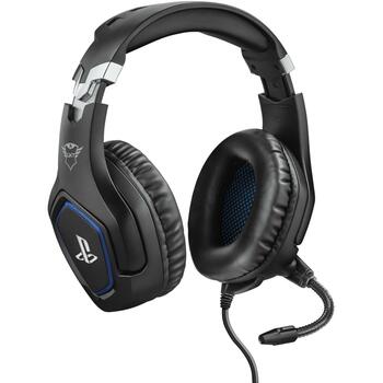 Trust наушники GXT 488 Forze PS4, 50 мм, 1.2 м, 32 Ω, закрытая акустика, шумоподавление, складной микрофон (23530)